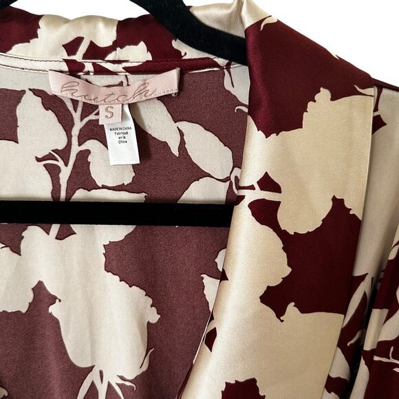 Anthropologie Floral Wrap Blouse - Picture 8 of 10